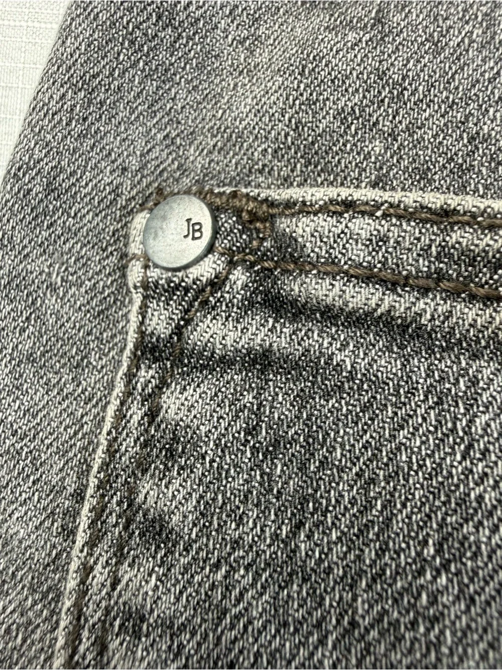 Judy Blue Grey High Rise Button Fly Capri Jeans 14W JB78110 GR Womens 14W